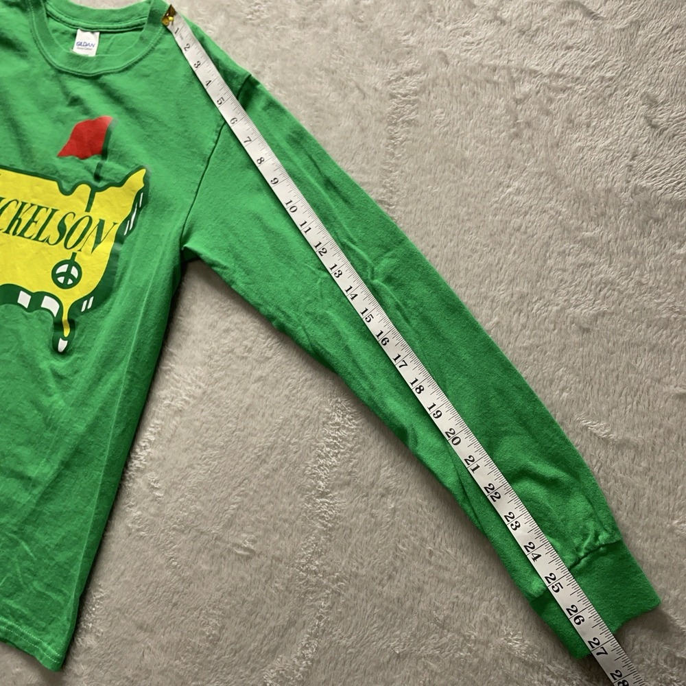 Masters Tournament PGA Golf National Phil Mickelson Logo Green Long Sleeve Small - Picture 8 of 10